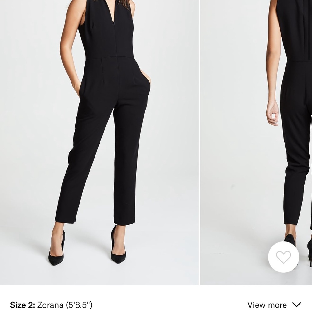 Black Halo Classic Black Jumpsuit - Antoinette